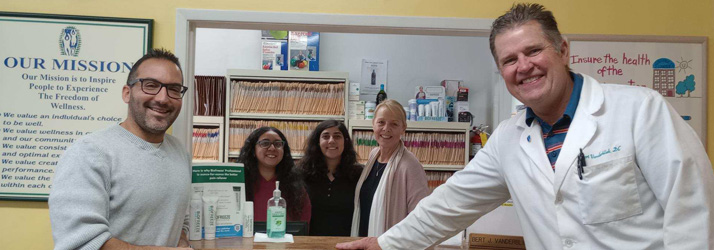 Chiropractor Reseda CA Bert Vanderbliek Gaby Edery With Team Chiropractor Reseda CA Bert Vanderbliek Gaby Edery With Team